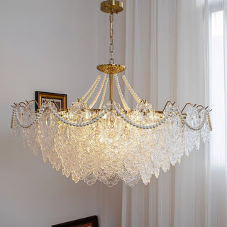 Lustra Lustre en Perles et Verre Luxe