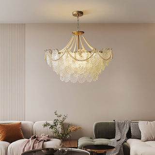 Lustra Lustre en Perles et Verre Luxe
