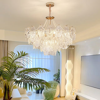 Lustra Lustre en Perles et Verre Luxe