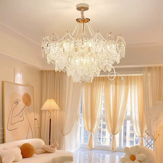 Lustra Lustre en Perles et Verre Luxe