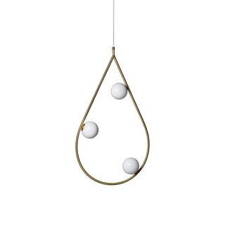 Ertheion Suspension Verre Perles Minimaliste