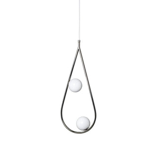 Ertheion Suspension Verre Perles Minimaliste