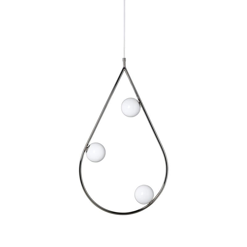 Ertheion Suspension Verre Perles Minimaliste