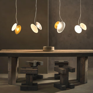 Eclipse Suspension en Verre Givré