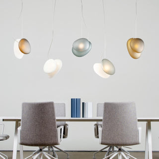 Eclipse Suspension en Verre Givré