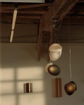 Eclipse Suspension en Verre Givré