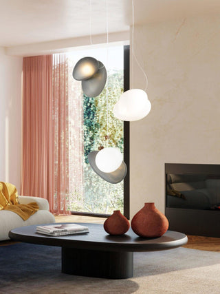 Eclipse Suspension en Verre Givré