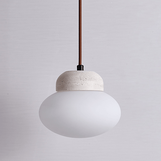 Pebble Sphere Pendant Lamp-Neutral Decor