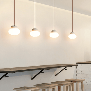 Pebble Sphere Pendant Lamp-Neutral Decor