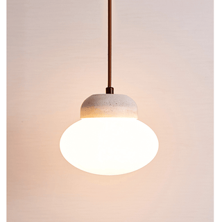 Pebble Sphere Pendant Lamp-Neutral Decor