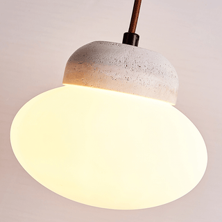 Pebble Sphere Pendant Lamp-Neutral Decor