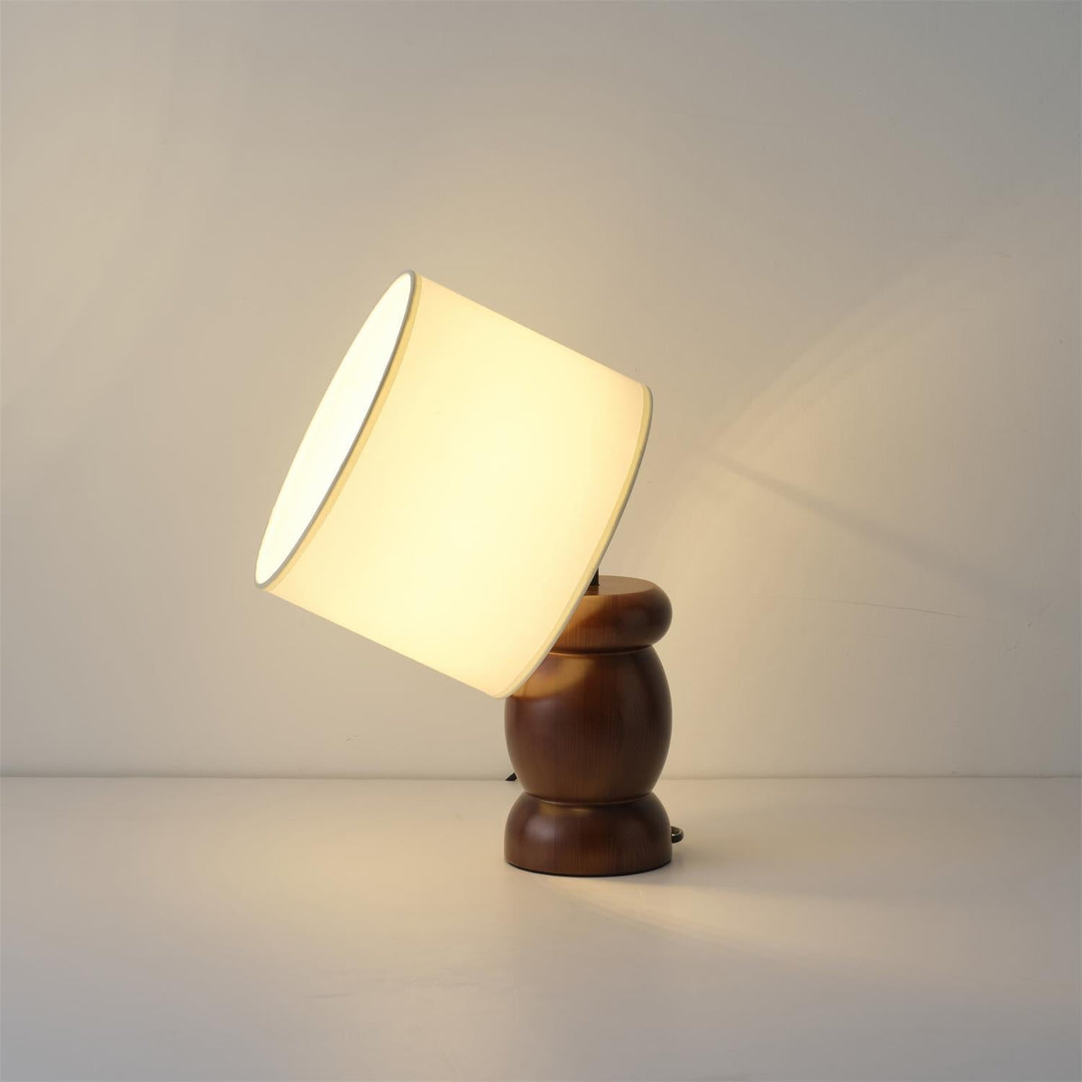 Beadon Lampe à poser en bois