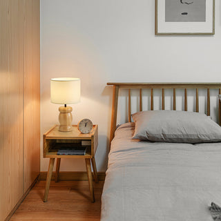 Beadon Lampe à poser en bois