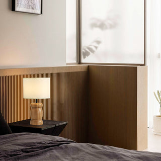 Beadon Lampe à poser en bois