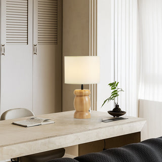 Beadon Lampe à poser en bois