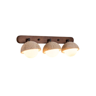 Vodora Applique Murale Moderne En Bois Et Travertin