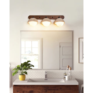 Vodora Applique Murale Moderne En Bois Et Travertin