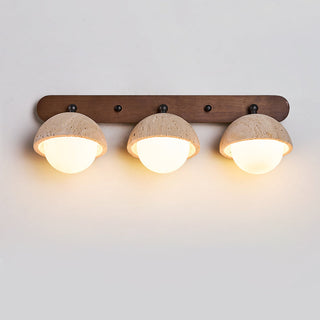 Vodora Applique Murale Moderne En Bois Et Travertin