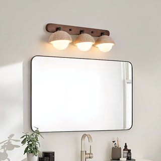 Vodora Applique Murale Moderne En Bois Et Travertin