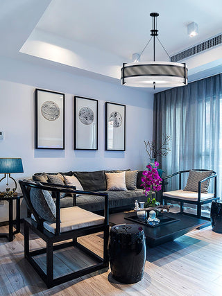 Lustra Lustre Pedesina Maille Noire LED
