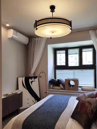 Lustra Lustre Pedesina Maille Noire LED