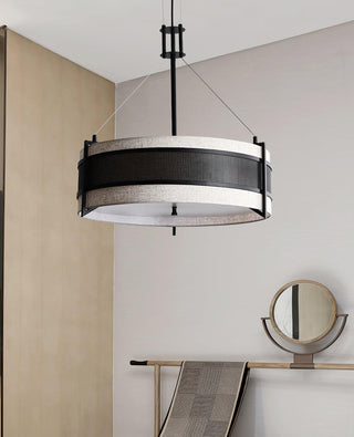 Lustra Lustre Pedesina Maille Noire LED