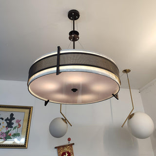 Lustra Lustre Pedesina Maille Noire LED