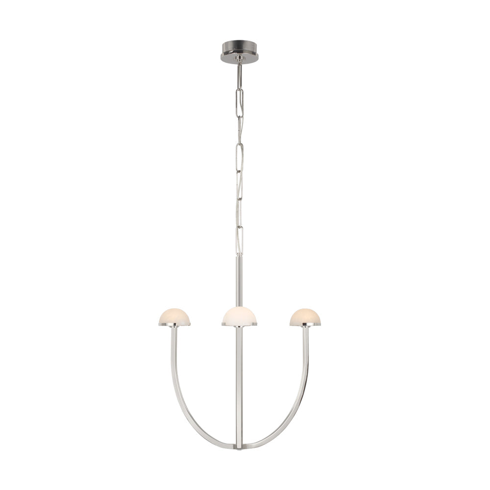Pedra Chandelier Alabaster Minimalist Arc Geometry-Neutral Decor