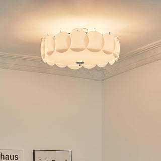Solara Lumière de Plafond en Verre Ondulé Glamour-Luire