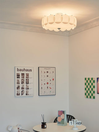 Solara Lumière de Plafond en Verre Ondulé Glamour-Luire