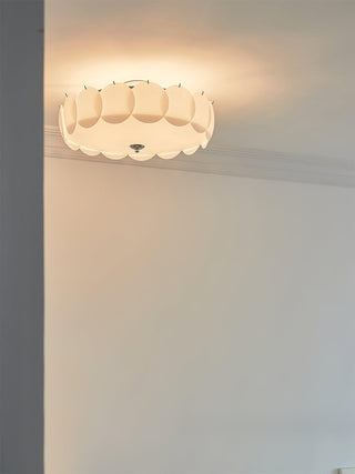 Solara Lumière de Plafond en Verre Ondulé Glamour-Luire