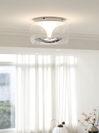 Eshair Nordic Art Pendule Verre Plafonnier Lumière