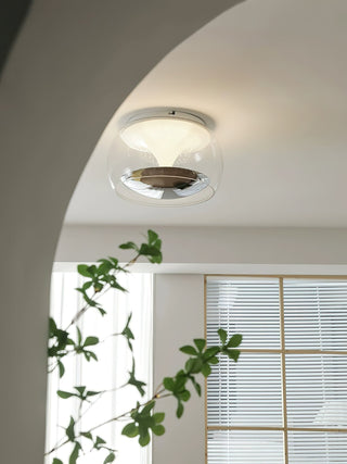 Eshair Nordic Art Pendule Verre Plafonnier Lumière