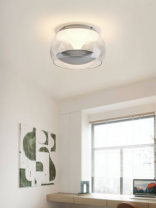 Eshair Nordic Art Pendule Verre Plafonnier Lumière