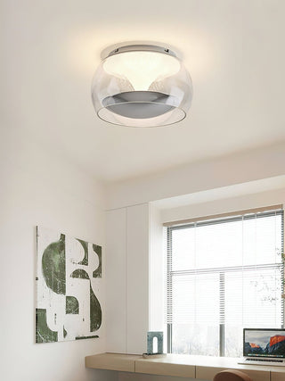 Eshair Nordic Art Pendule Verre Plafonnier Lumière