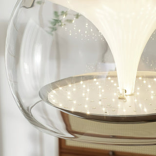 Eshair Nordic Art Pendule Verre Plafonnier Lumière