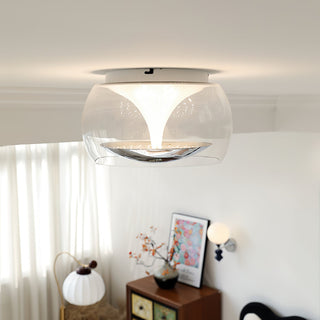 Eshair Nordic Art Pendule Verre Plafonnier Lumière