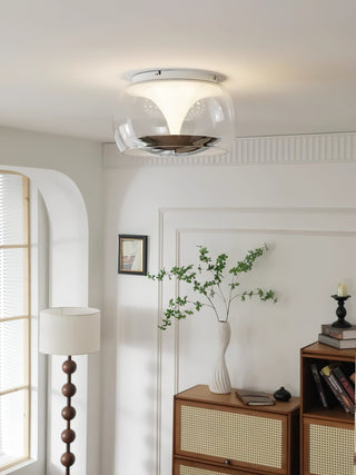 Eshair Nordic Art Pendule Verre Plafonnier Lumière