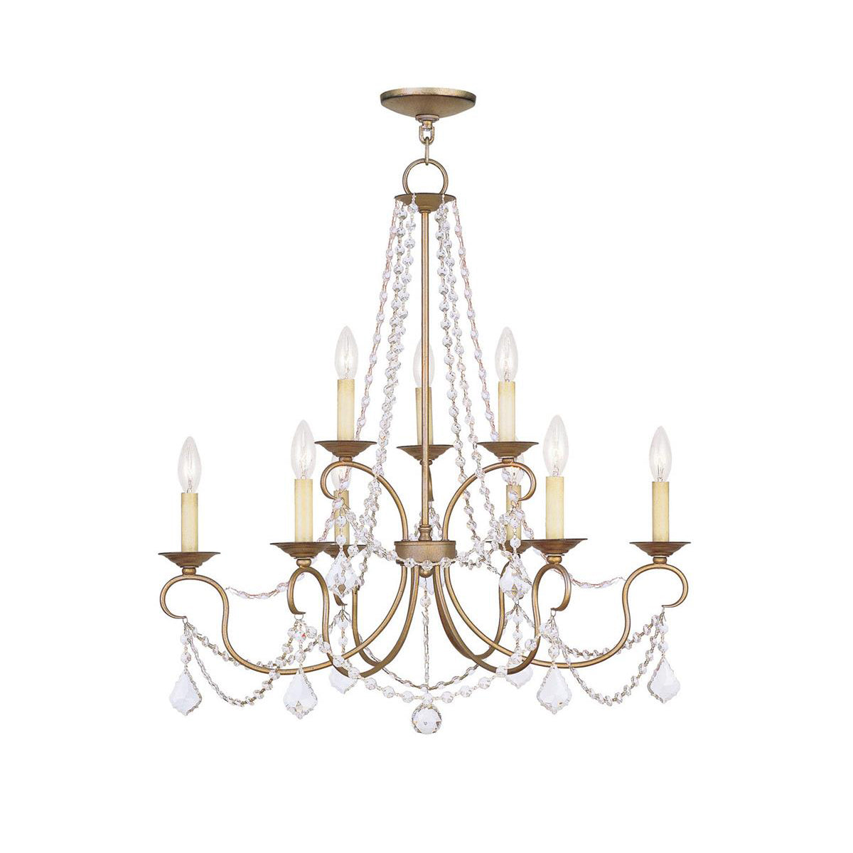 Mysorarae Lustre Laiton Cristal Luxe Postmoderne