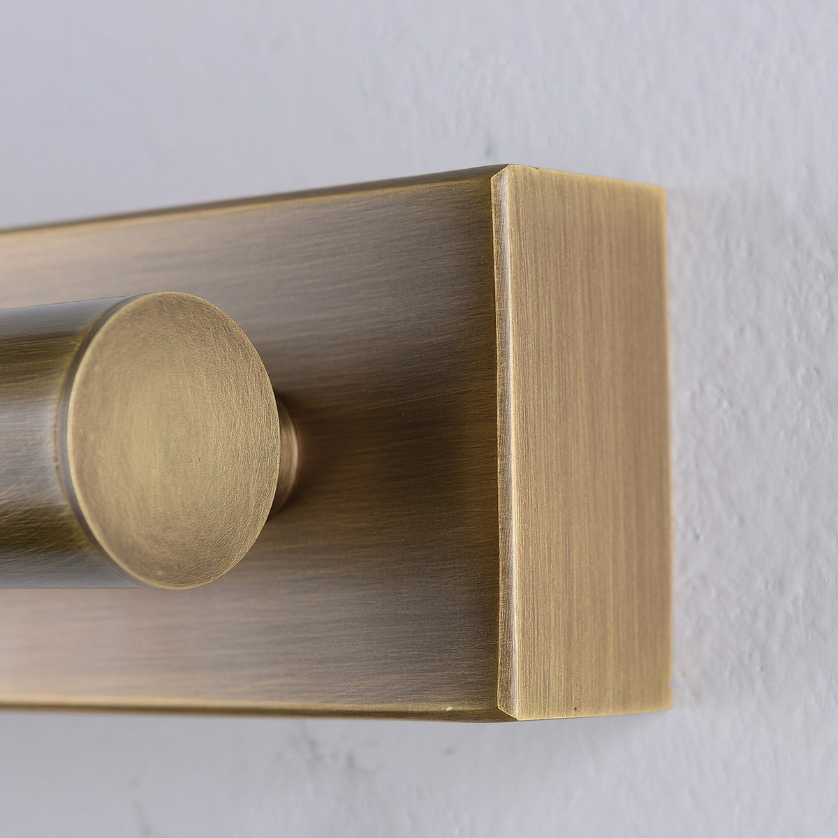 Comparison of the three available finishes: Antique Brass, Brass, and Black.
