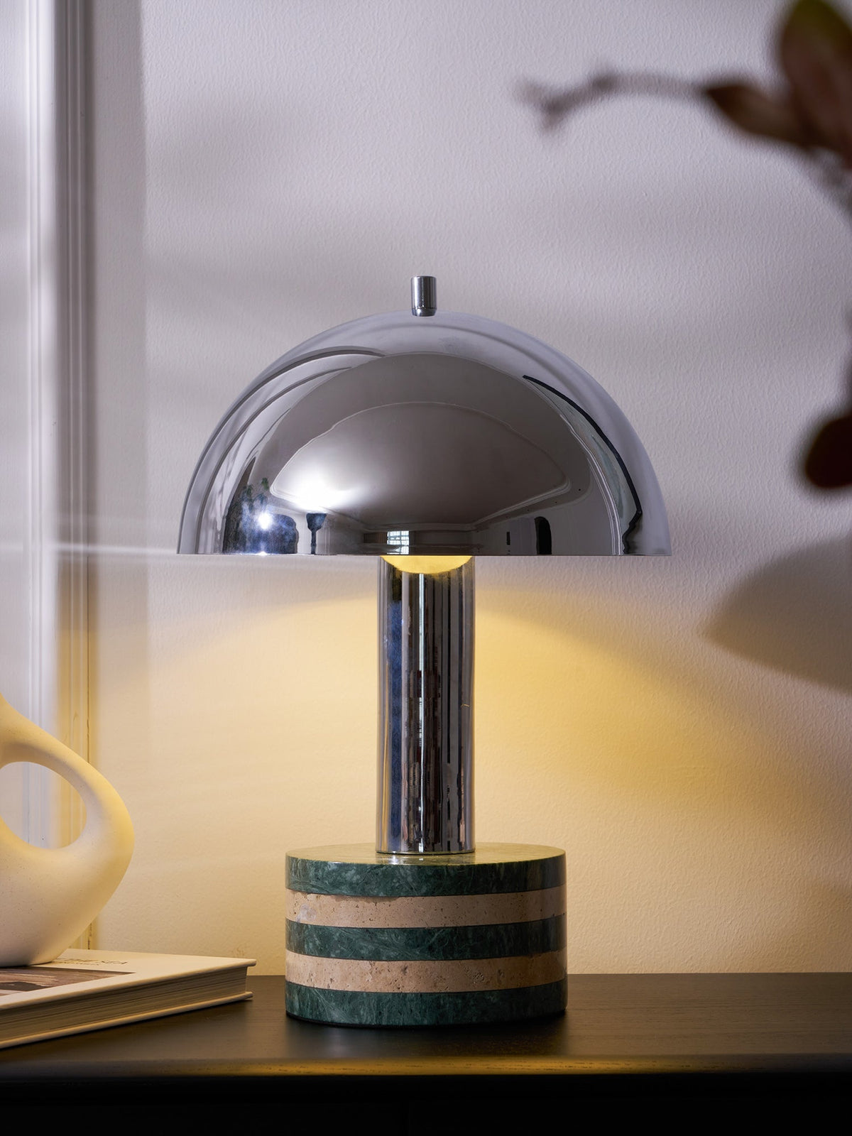Strata Lampe de Table en Marbre Minimaliste