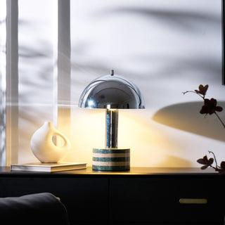 Strata Lampe de Table en Marbre Minimaliste