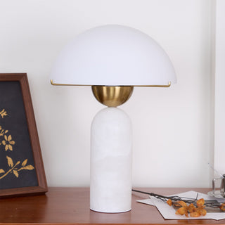 Tirixon Lampe de Table en Albâtre