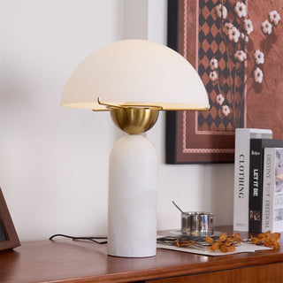 Tirixon Lampe de Table en Albâtre