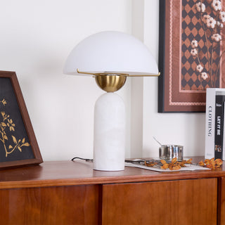 Tirixon Lampe de Table en Albâtre