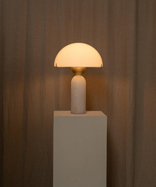 Tirixon Lampe de Table en Albâtre