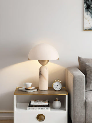 Tirixon Lampe de Table en Albâtre