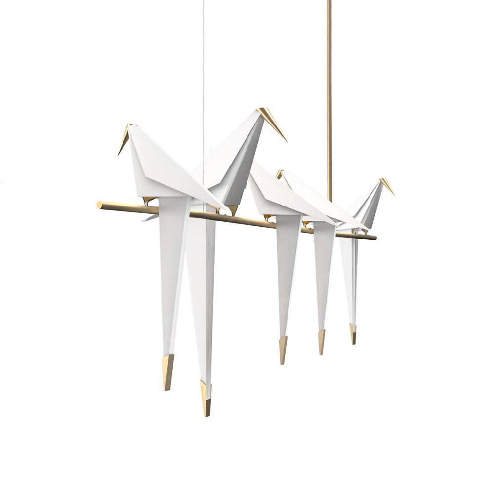 Mavelle Lustre Grue en Papier Sculpturale LED