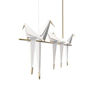 Lustra Lustre Grue en Papier Sculpturale LED