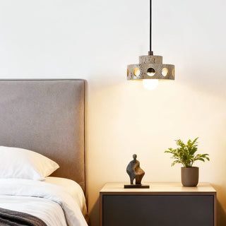 Bria Suspension en Travertin Naturel Jaune Creux